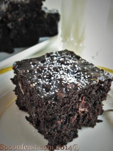 Zucchini brownies  