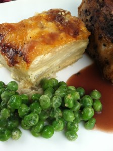 Plated Potatoes au Gratin