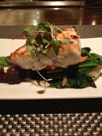 Another view of the Corn Crusted Grouper