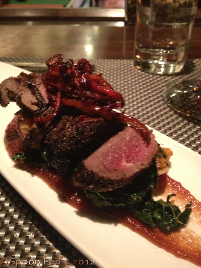 Charred Onion Marinated Lamb