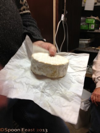 Almost ripe Camembert