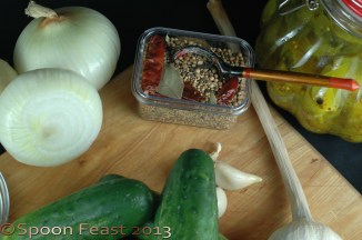 Making Sweet Pickle Chips