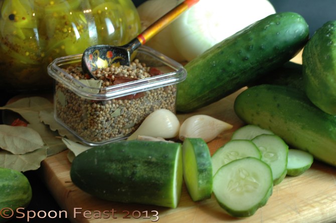 Making Sweet Pickles Chips