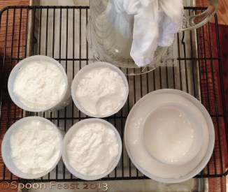 Goat Cheese Draining
