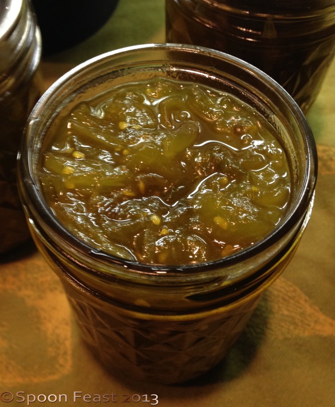 Jar of Green Tomato Chow-Chow