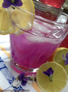 Wild Violet Lemonade