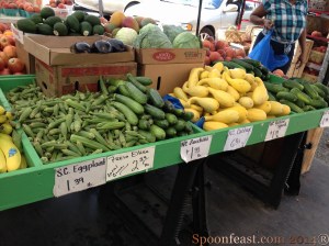 Vegetables at the market