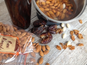 Ingredients for Almond Milk