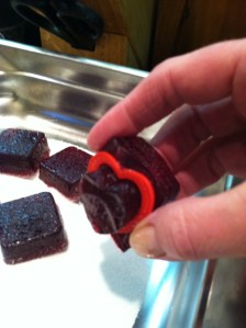 Making gelee Pate de Fruit